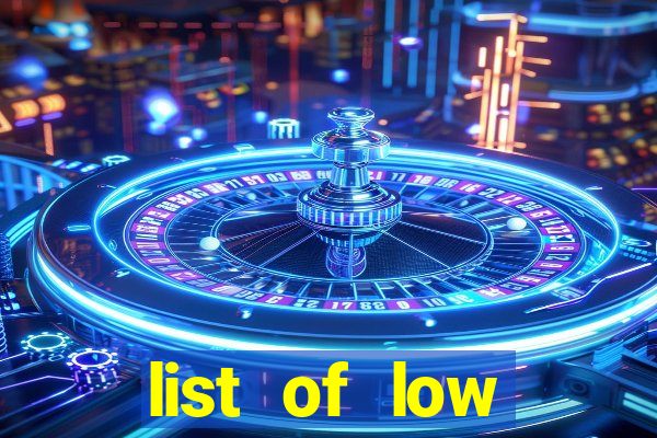 list of low volatility slot machines