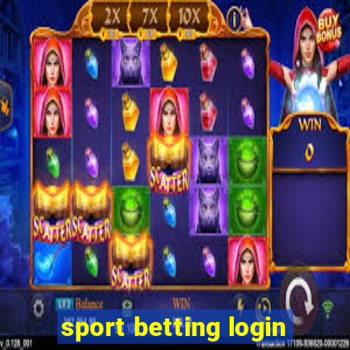 sport betting login