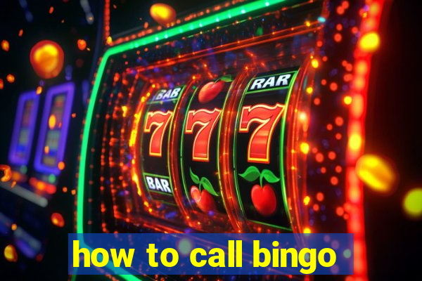 how to call bingo