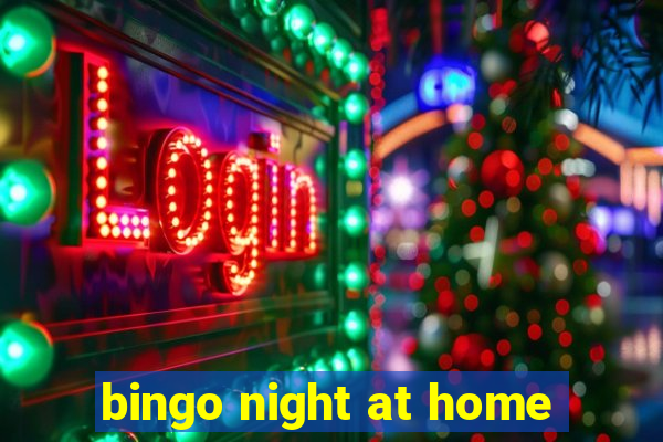 bingo night at home