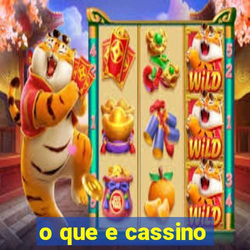 o que e cassino