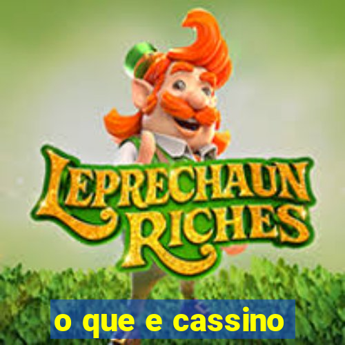 o que e cassino