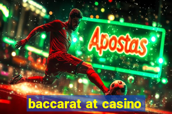 baccarat at casino