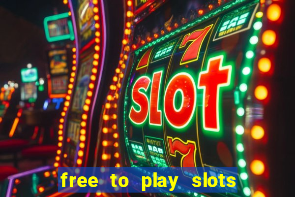 free to play slots no download