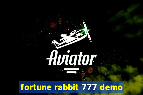 fortune rabbit 777 demo