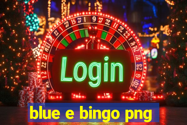 blue e bingo png