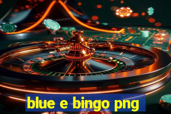 blue e bingo png