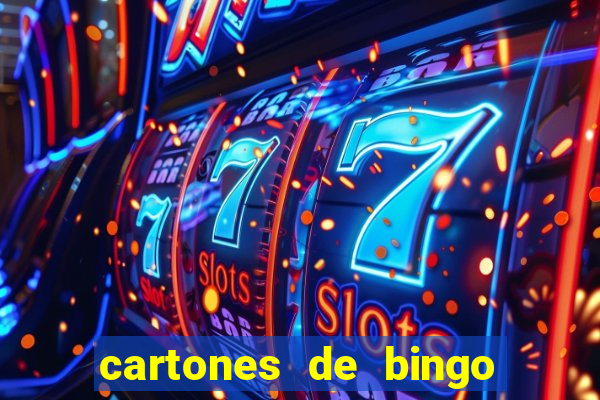 cartones de bingo para imprimir