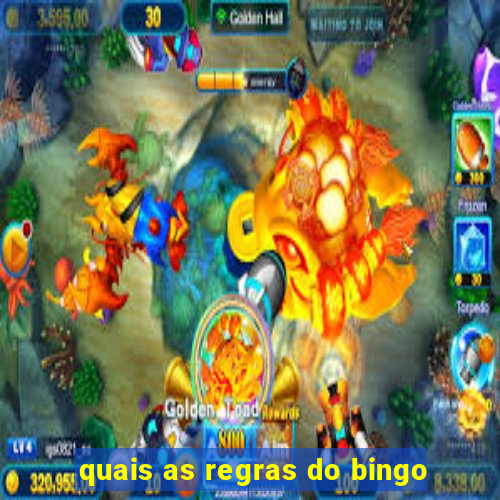 quais as regras do bingo