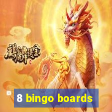 8 bingo boards