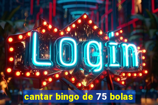 cantar bingo de 75 bolas