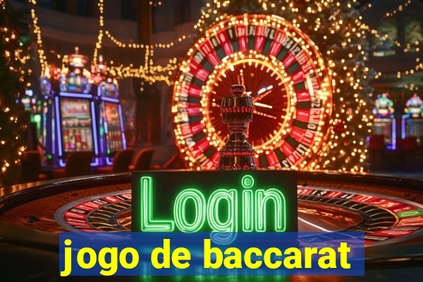 jogo de baccarat