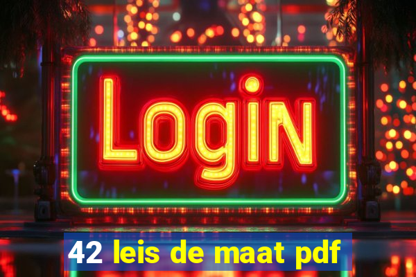 42 leis de maat pdf