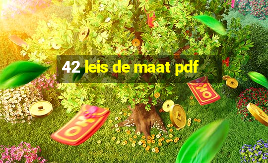 42 leis de maat pdf