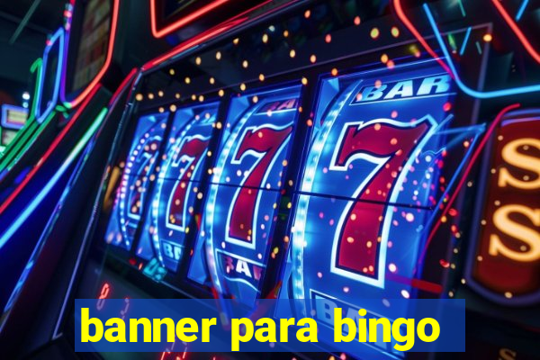 banner para bingo