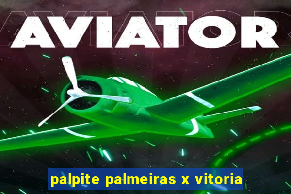 palpite palmeiras x vitoria