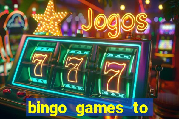 bingo games to play at home