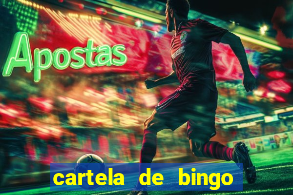 cartela de bingo para educa??o infantil