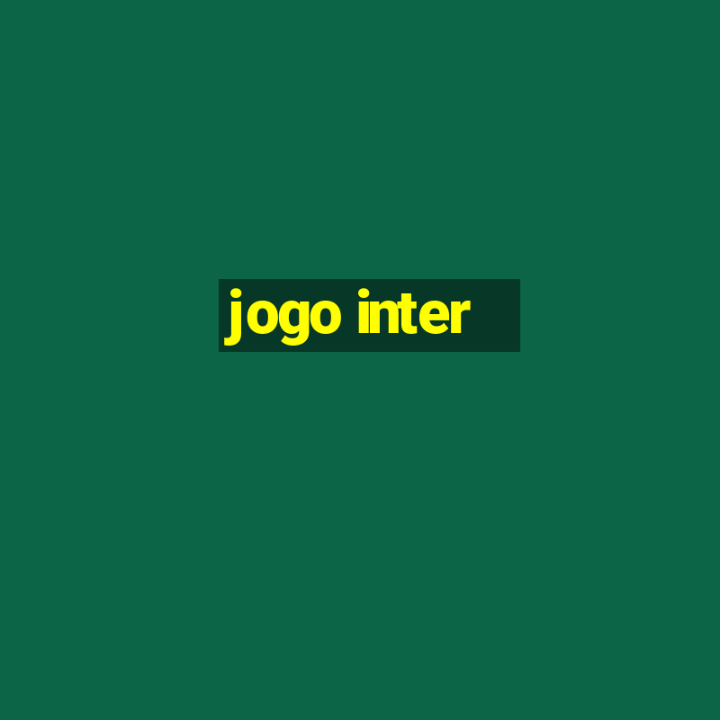 jogo inter