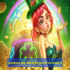 nomes de emails profissionais