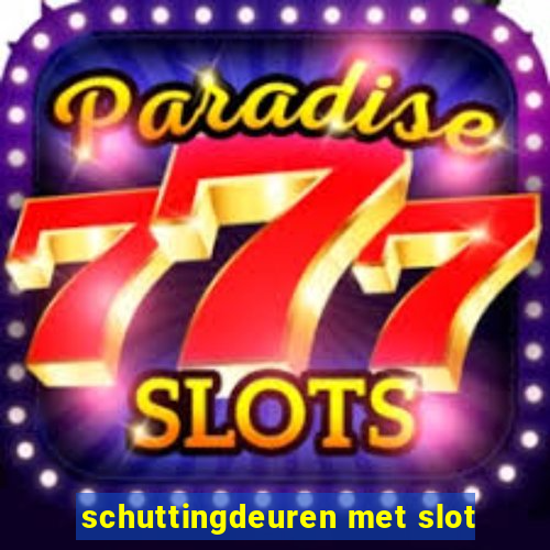 schuttingdeuren met slot