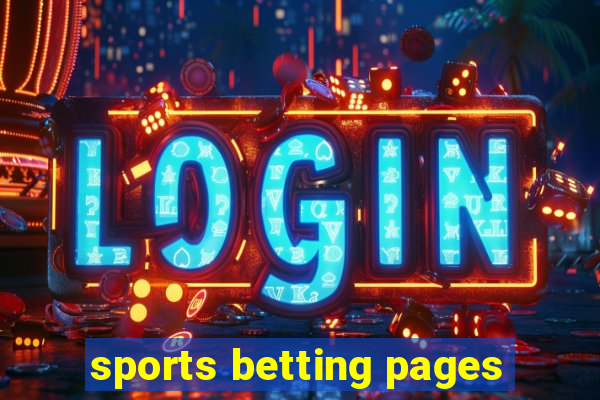 sports betting pages