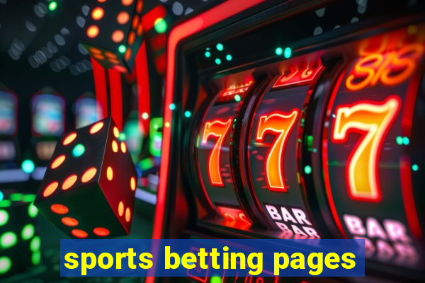 sports betting pages