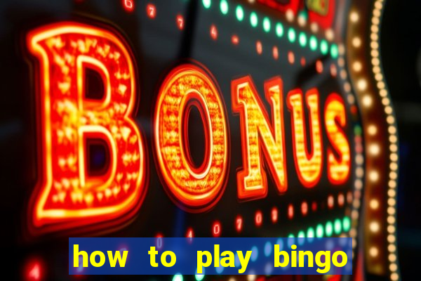 how to play bingo with playing cards