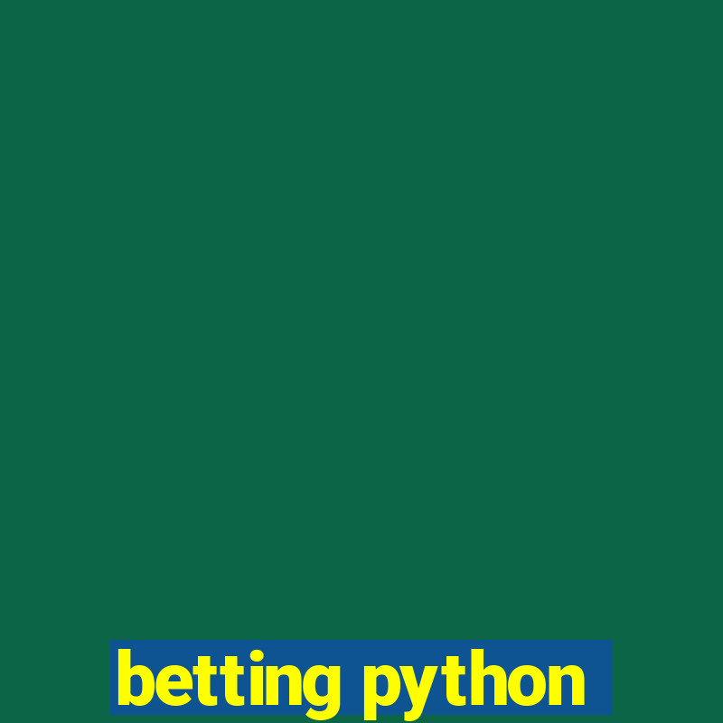 betting python