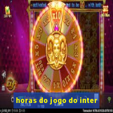 horas do jogo do inter