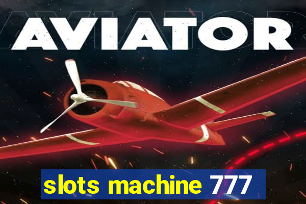 slots machine 777