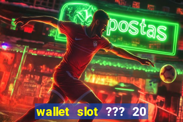 wallet slot ??? 20 ??? 100