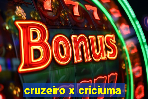 cruzeiro x criciuma