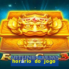 horário do jogo do flu