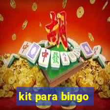 kit para bingo