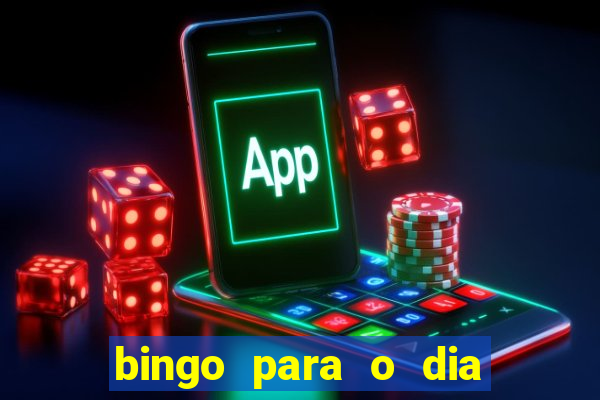 bingo para o dia do estudante