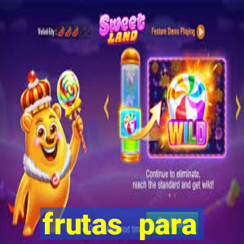 frutas para imprimir y recortar