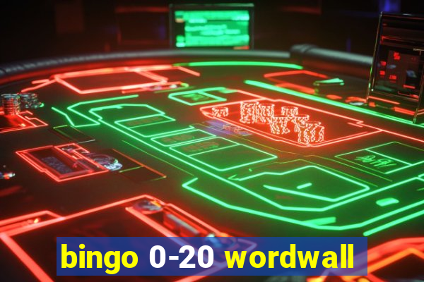 bingo 0-20 wordwall