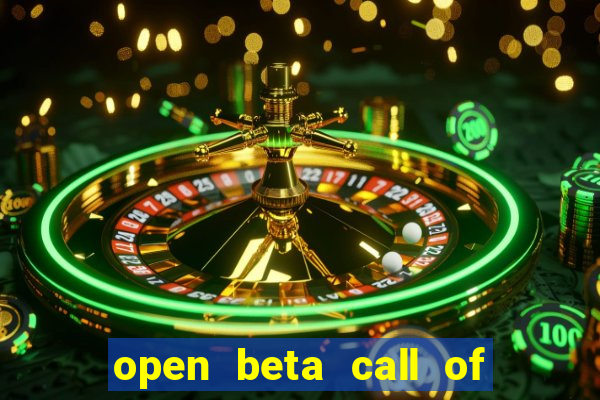 open beta call of duty black ops 6