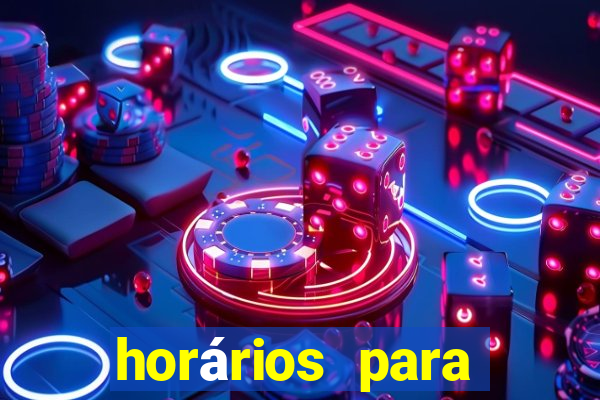 horários para jogar fortune rabbit