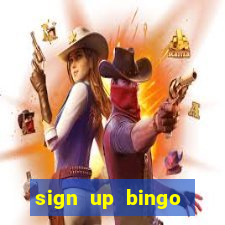 sign up bingo bonus no deposit