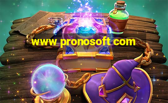 www pronosoft com