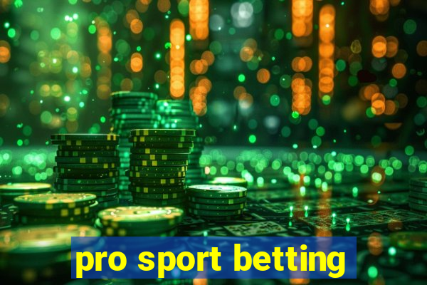 pro sport betting