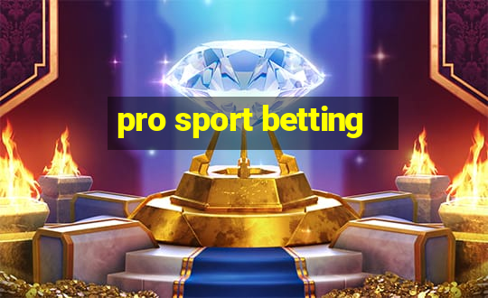 pro sport betting