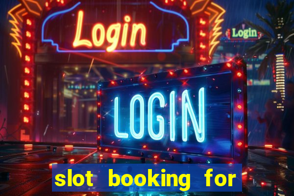 slot booking for driving licence