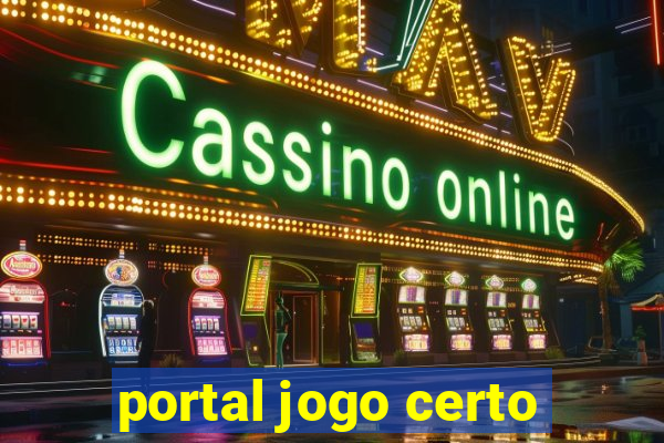 portal jogo certo