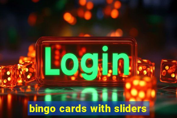 bingo cards with sliders