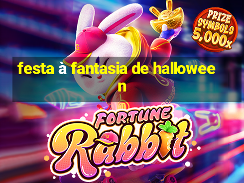 festa à fantasia de halloween