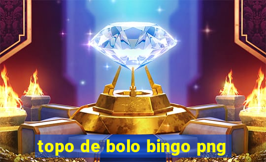 topo de bolo bingo png