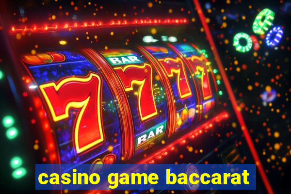 casino game baccarat